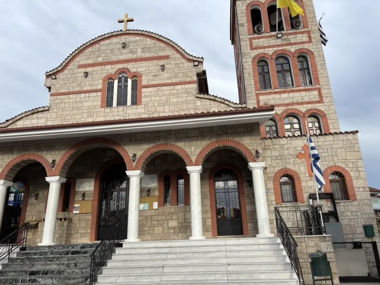 Saints Constantine and Helen, and Hosios Nicodemus – Veria, Greece – Byzantine church in Veria, Greece